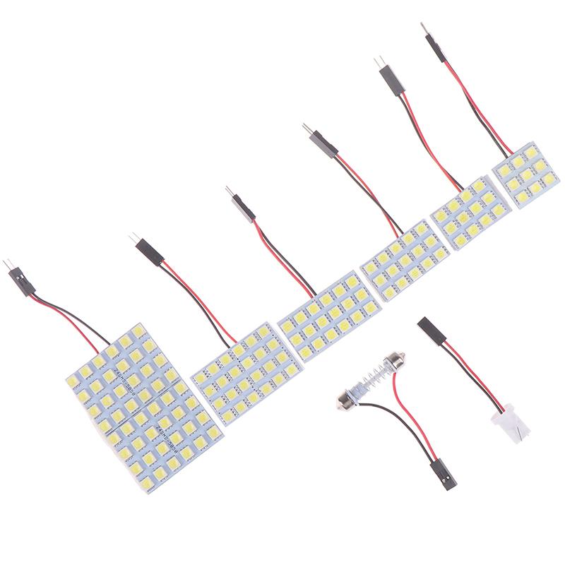 BA9S T10 5W 5050 SMD LED Car Led Vehicle Panel Lamp Auto Interior Reading Lamp Bulb Light Dome Festoon Light DC 12V