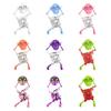 Dancing Swinging Skeleton Toy Kids 3D Halloween Articulated Skeleton Spring
