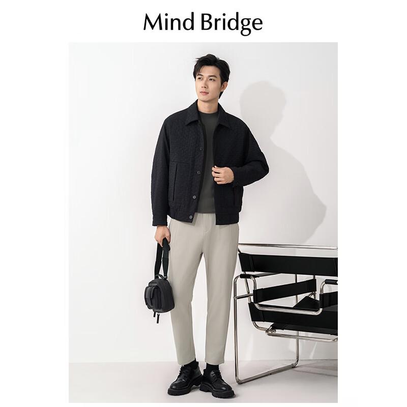 

Mind Bridge Men s Wrinkled Padded Jacket M0224B72061 XL