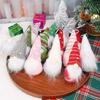 3Pcs Knitted Christmas Doll Pendant Gnome Elf Doll Christmas Tree Decor Cute Santa Plush Doll