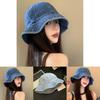 Stylish Denim Bucket Hat For Women With Embroidery Perfect For Spring And Summer Wear