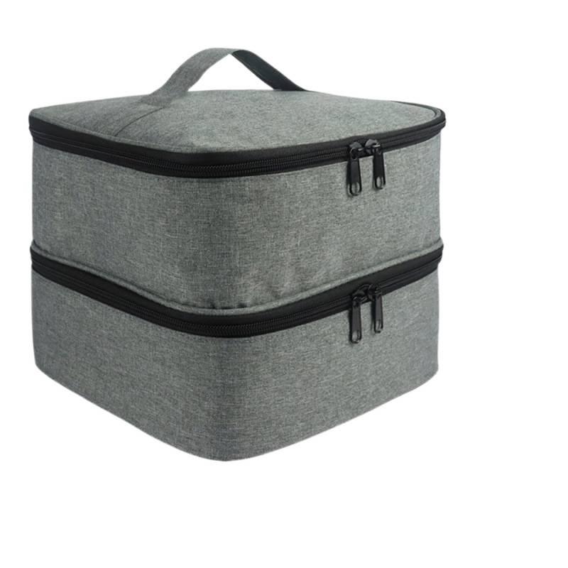 Double-Layer Portable Nail Polish & Makeup Storage Bag