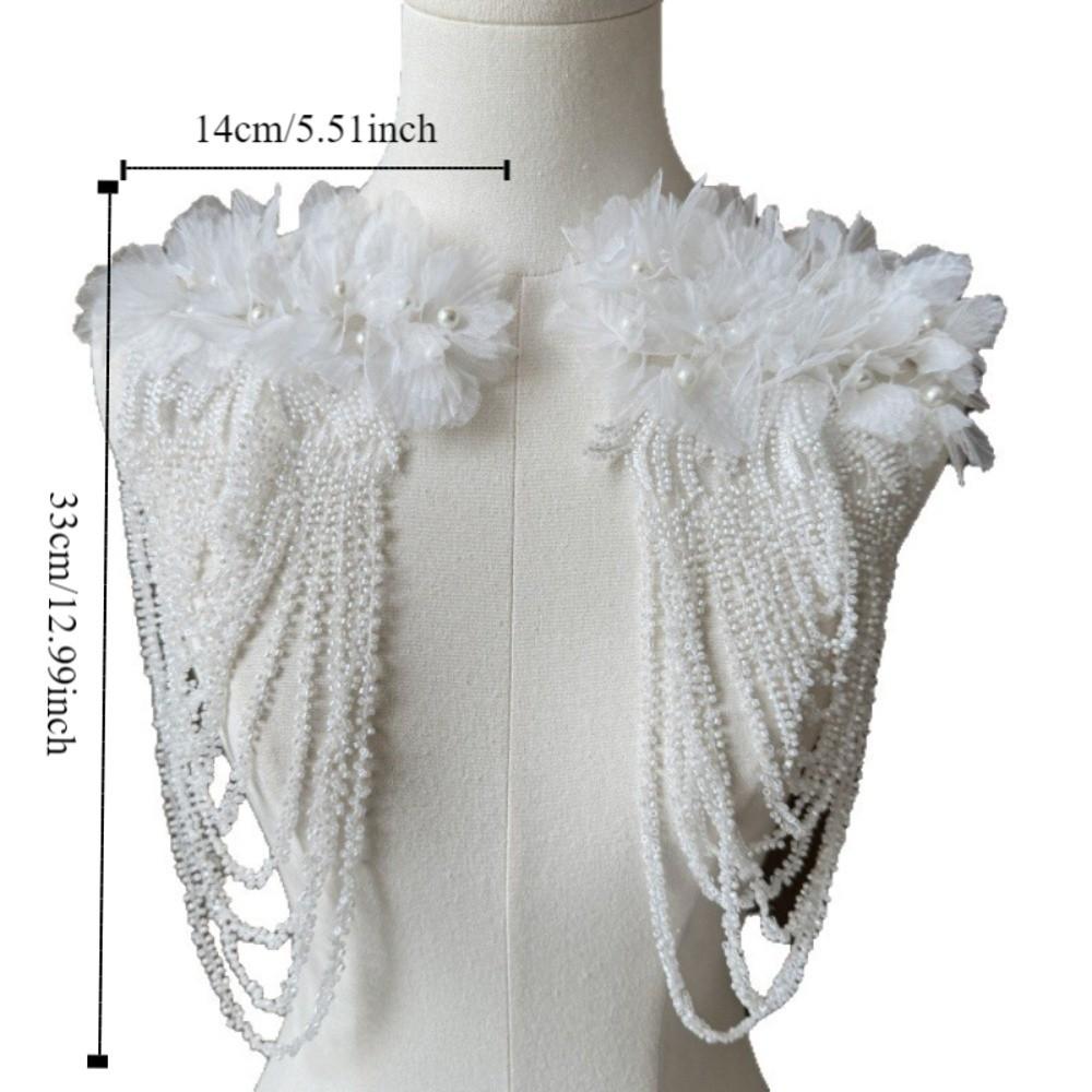 Gorgeous Design Nail Bead Tassel Decoration Luxury Fashion Shoulder Tassel Delicate Shoulder Adornment Evening Gown