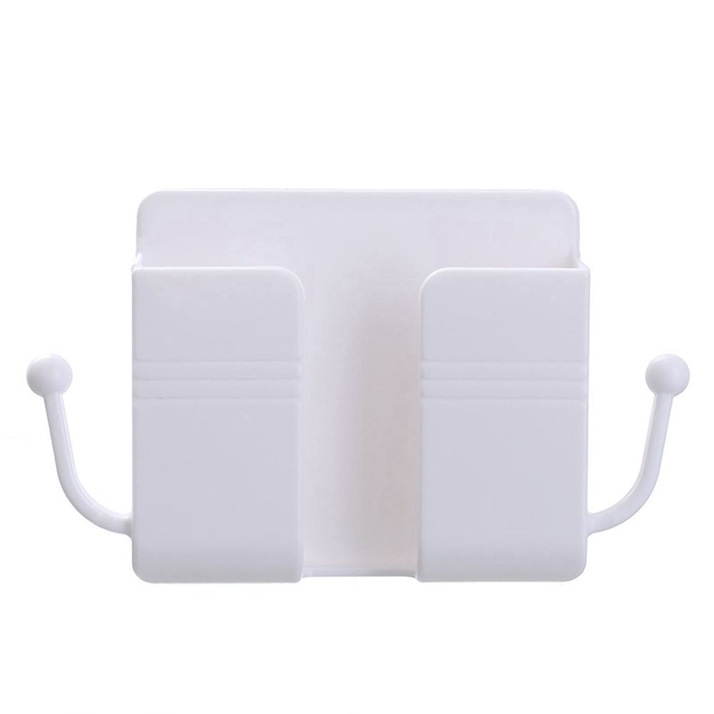 Brackets Wall Mounted Organizer Storage  Case Remote Control Holder Storage Box Phone Plug Stand