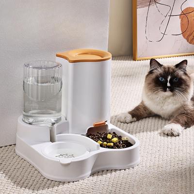 Cat Automatic Water Fountain Dog Automatic Feeder Integrated Cat Food Bowl Dog Bowl Cat Bowl Wet Mouth Pet Bowl