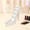 Hoge Hak Schoenen Make-up Tools Houder 3D Geprint Cosmetische Kwast Wenkbrauwpotlood Lippenstift Schoonheidstools Organizer Rek Decoratie