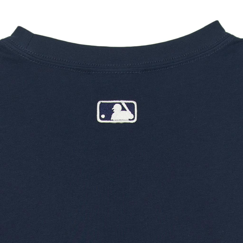 New MLB New York Yankees Basic Collection SS25 T Shirt Unisex Standard Navy Blue 3ATSB6153-50NYS