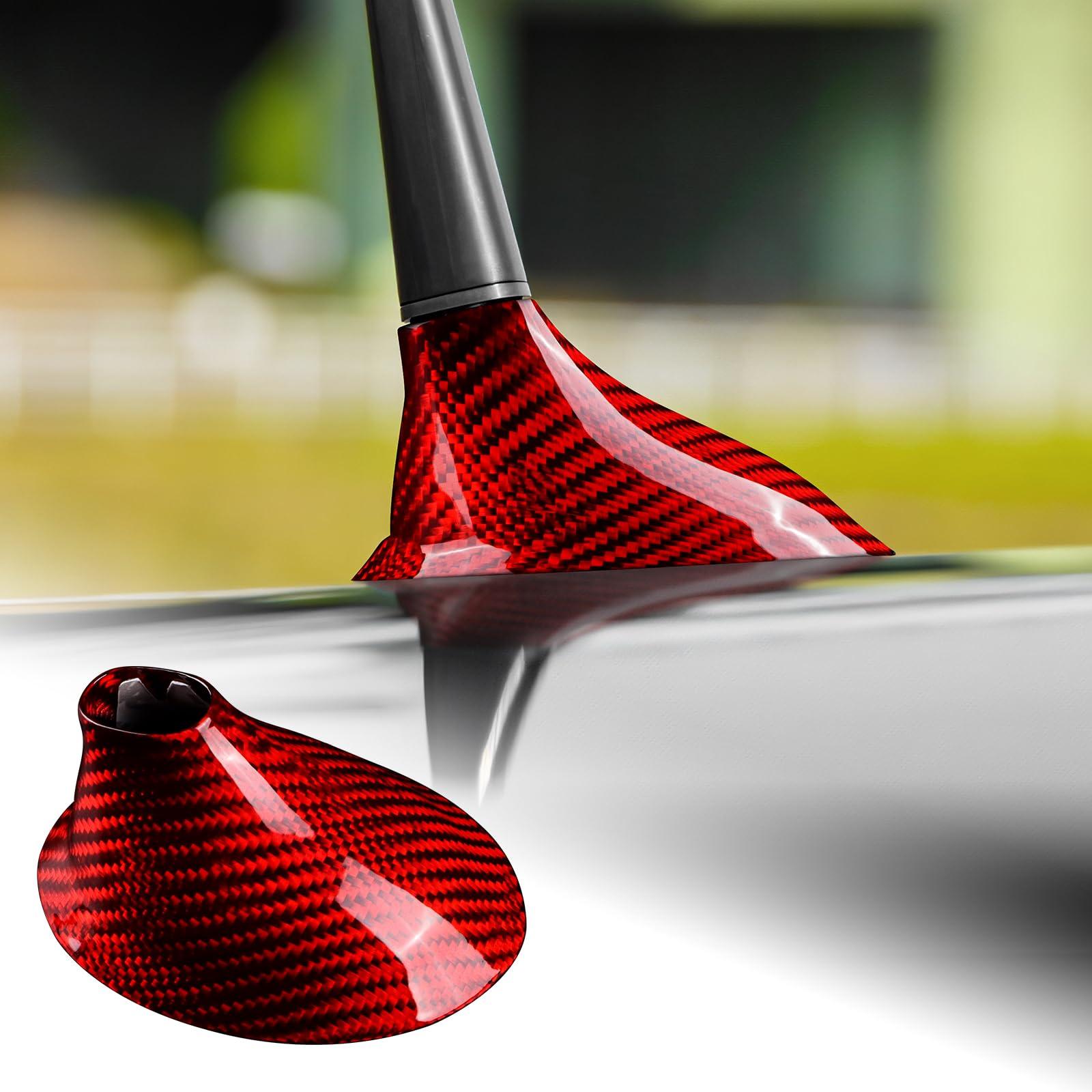 

AIRSPEED Аксессуары Внешние Кастомные Детали Жесткое Углеродное Волокно Антенна Акулий Плавник Декоративная Наклейка Автомобильное Радио красный