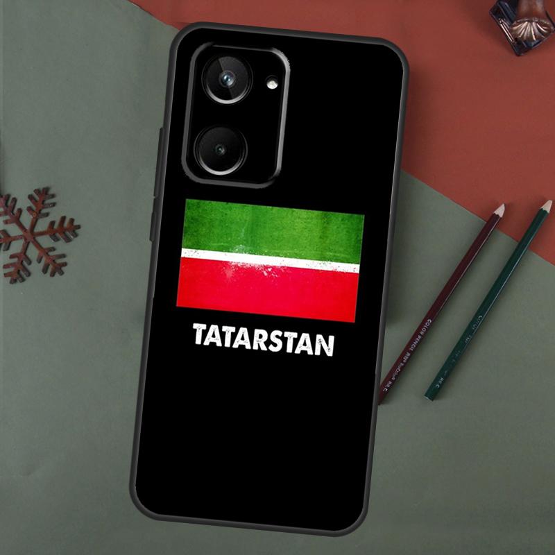 

Чехол с флагом и гербом Татарстана для Realme C61 C53 C55 C33 C63 C51 C65 C67 C71 C75 11 12 13 14 15 Pro Plus GT6 GT7 Pro Realme C63 4G