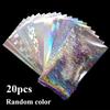 11/20 PCS of Mixed-color Reflective Silver Fishing Bait Stickers, Laser Waterproof Beige Film, Suitable for Fishing Gear