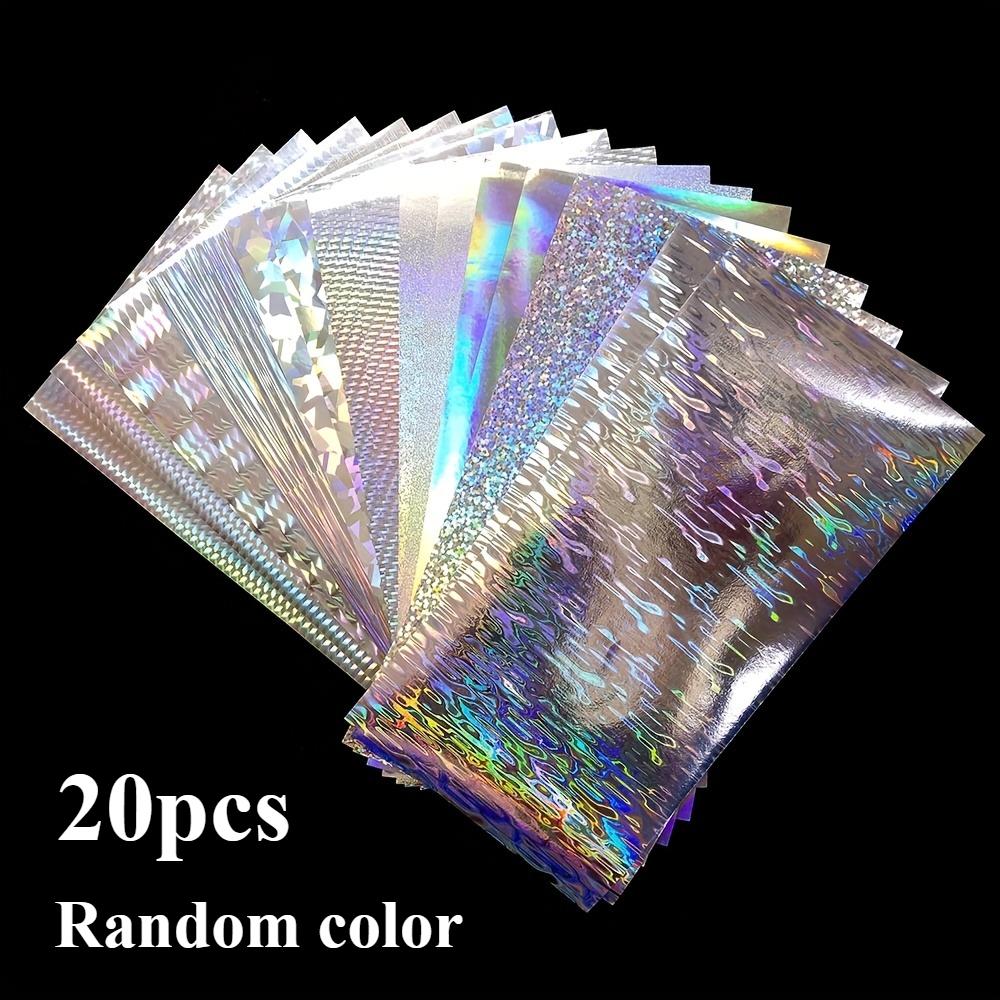 

11/20 шт. наклеек для рыболовных приманок смешанных цветов, светоотражающие серебристые, лазерная водонепроницаемая бежевая пленка, подходят для рыболовных снастей