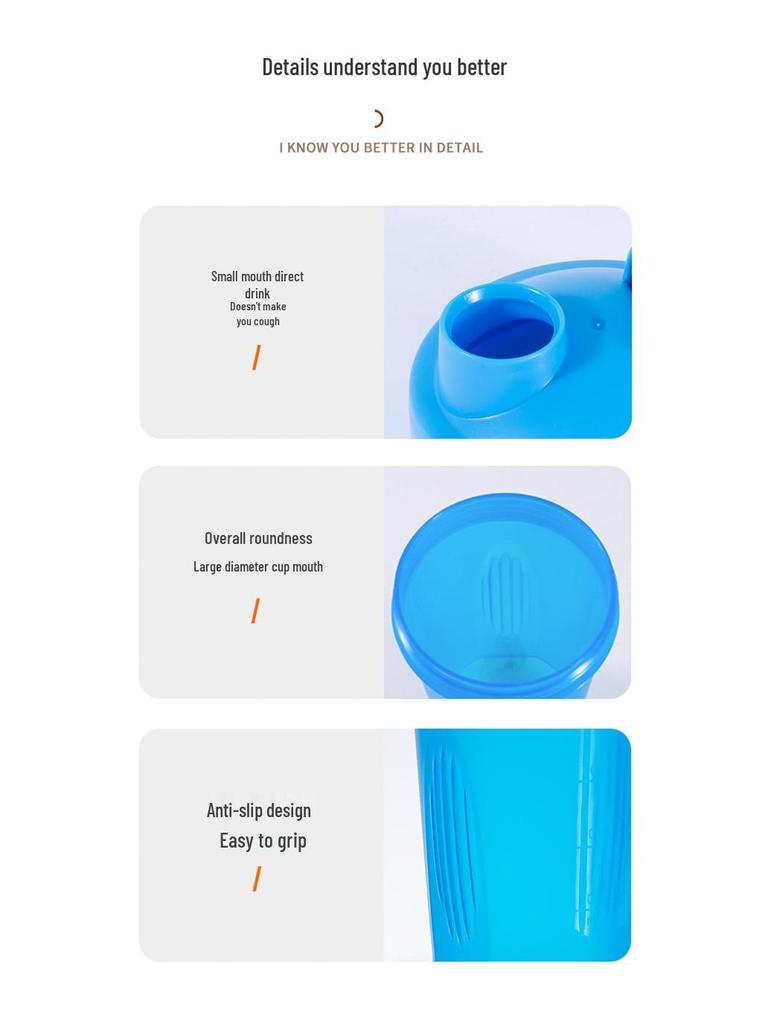 400ml Personalisierbare Protein Shaker Flasche für Sport, Fitness und Sojamilch mit Logo-Option