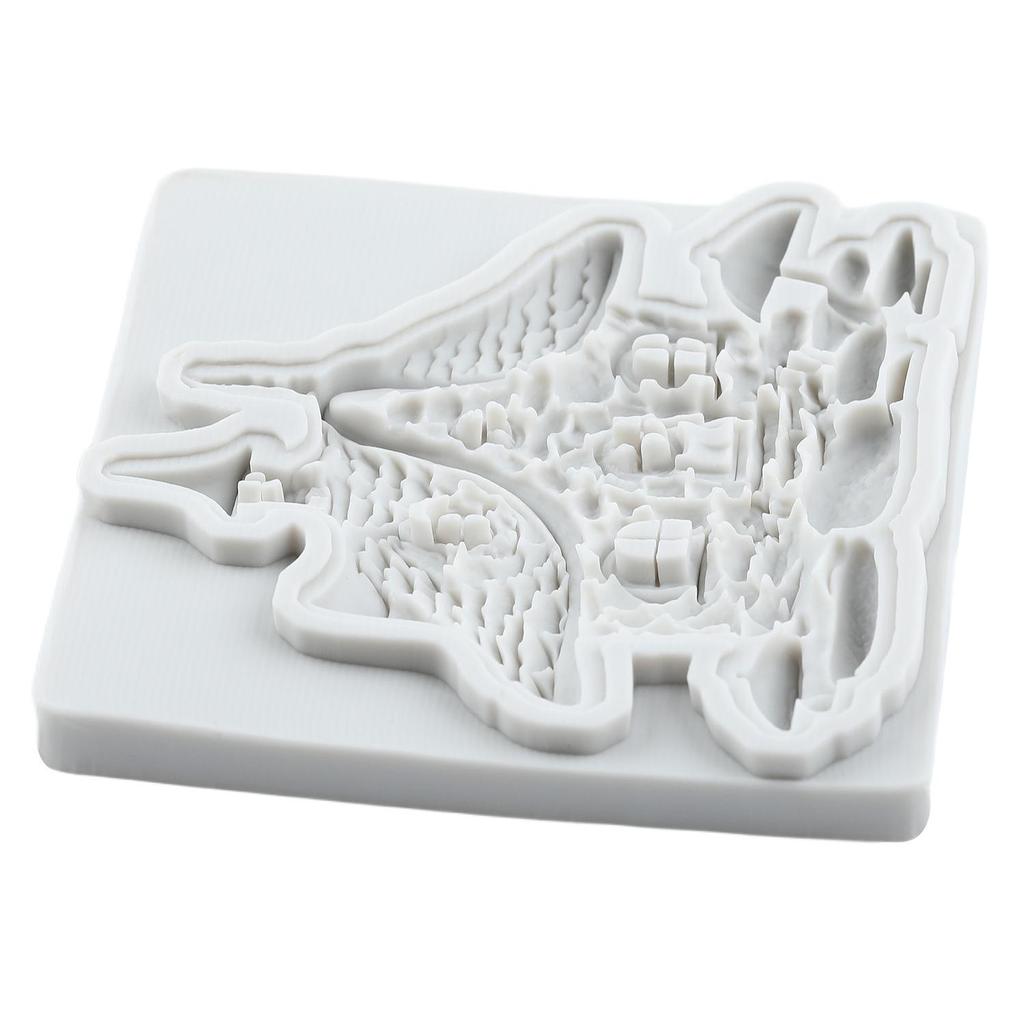 Fairy Garden House Silicone Molds Fairy House Fondant Mold Cake Decorating Tools Cupcake Topper Chocolate Candy Craft Gum Paste Polymer Clay