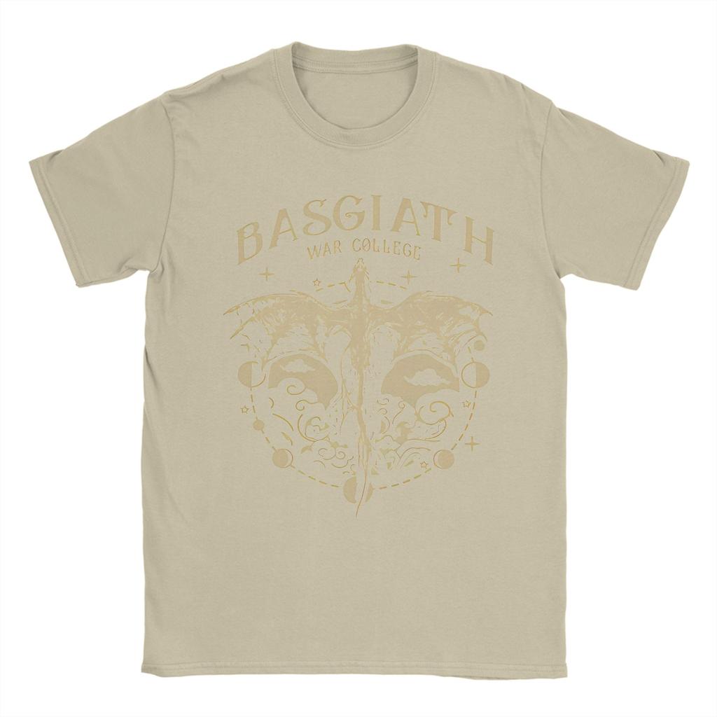 Harajuku Basgiath War College 20 Fourth Wing T-Shirt Unisex 100%Cotton Short Sleeve Round Neck Summer Clothing
