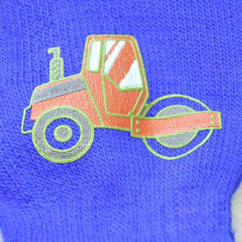 Outdoor Reiten Warme Handschuhe Weiche Elastische Gestrickte Vollfingerhandschuhe für Mädchen Jungen Süße Handschuhe in Bonbonfarben