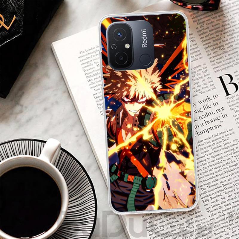 Bakugou Katsuki MHA My Hero Cover For Xiaomi Redmi 14C 13 13C 12 12C 10 10C 9 9C 9T 9A Phone Case 10A 8A 8 7A 7 6A 6 Pro K70 K60