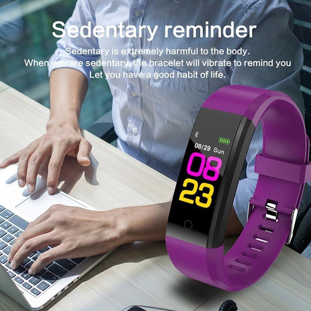 Id115Plus Fitness Watch For Men Women Smart Watch  Heart Rate Monitor Step Counting Calorie Burning Call Reminder