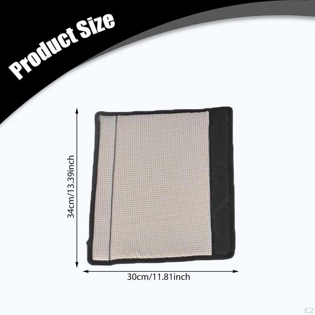 2Pcs Desk Chair Armrest Covers Arm Pads Nonslip for Outside Dining Room