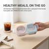 Stainless Steel Divided Lunch Box Leak Proof Food Storage Container Sealed Bento Box For School Office Picnic Daily Lunch Use