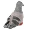 Kawaii Simulated Gray Pigeon Plush Toy Cute Soft Stuffed Animals Plush Dove Bird Doll Birthday Halloween Gift Bing Bong for Kids