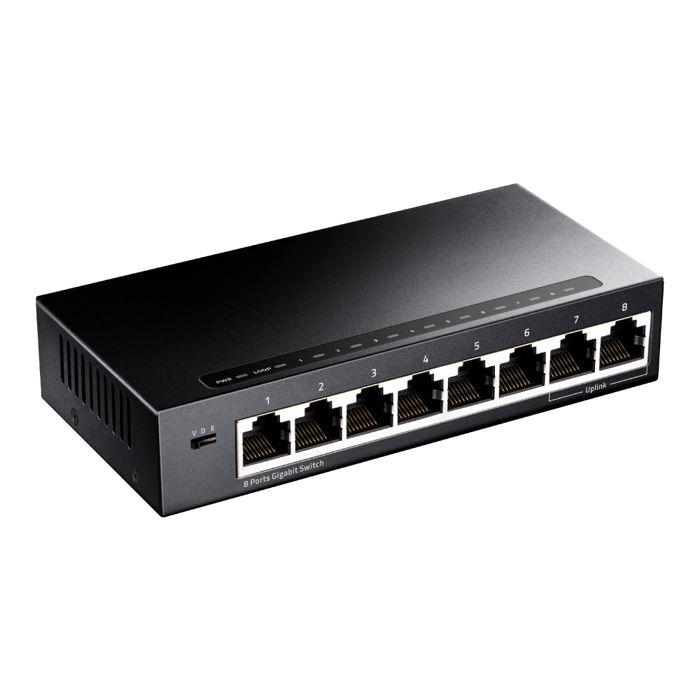 Commutateur - Cudy - GS108 - 8 ports RJ-45 - Gigabit - Non géré