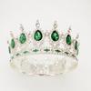 Full Circle Crown Tiara Colorful Baroque Retro Full Diamond Jewelry Wedding Accessories Crown Bridal Crown