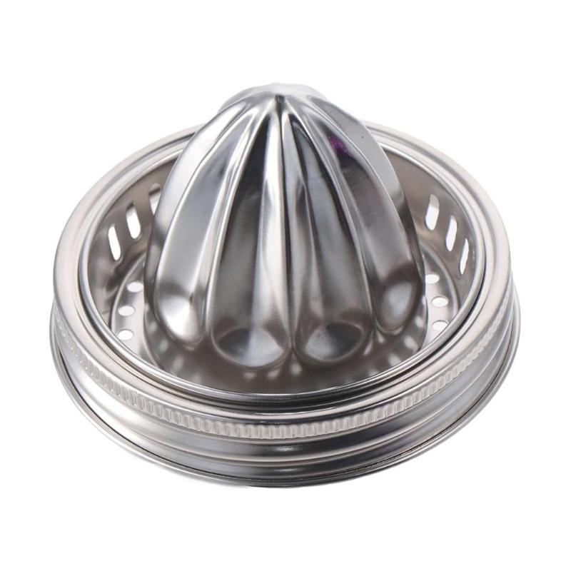 

Stainless Steel Manual Juicers Suitable for Wide Mouth Mason Jar Dishwasher Safe Citrus Press Squeezer Kitchen Tool
