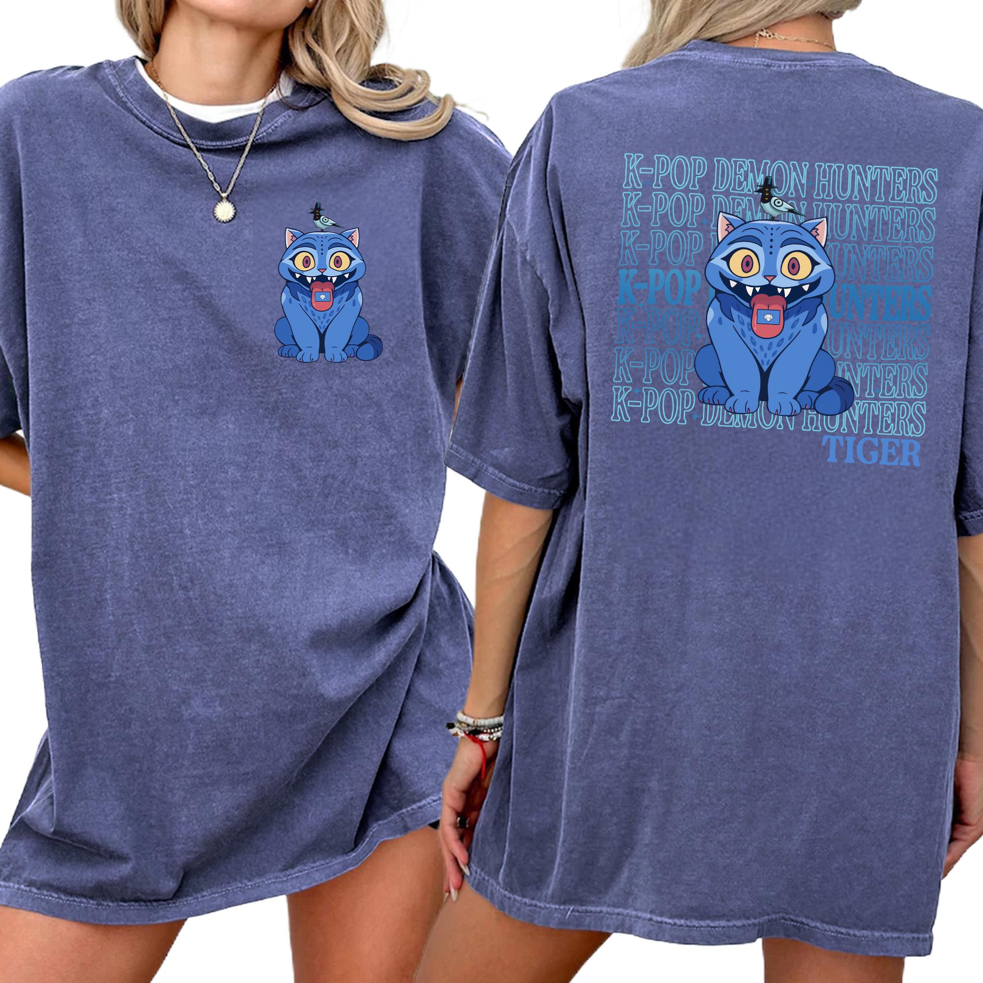 

Kpop Demon Hunters Shirt Huntrix Girl T-shir Kpop Idol Group Shirt Mira Rumi Joey Shirt Demon Hunter Merc Gift For Huntrix Fan 3XL