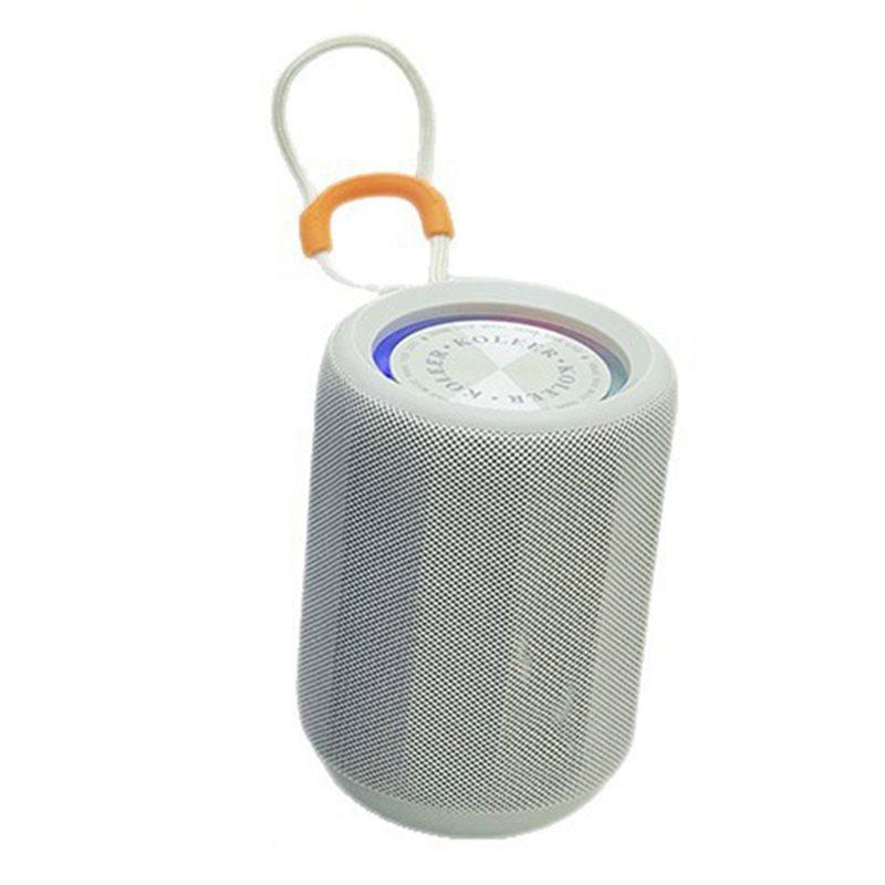 

Colorful LED Light Portable Bluetooth Speaker Ultra Bass Mini Wireless For Outdoor And Indoor Use сірий колір