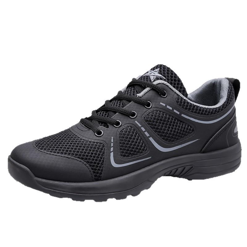 Training shoes spring and summer new simple casual shoes soft sole comfortable mesh breathable lightweight sports shoes