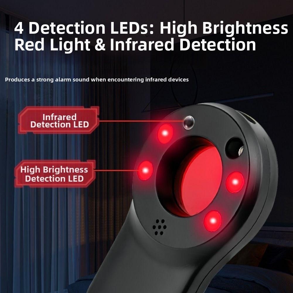 Vibration Sensing Anti Spy Detector Wireless Anti-Surveillance Scanner Travel Defender