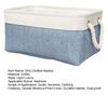 Foldable Dirty Clothes Basket Double Moisture-Proof Linen Storage Basket Durable Handle