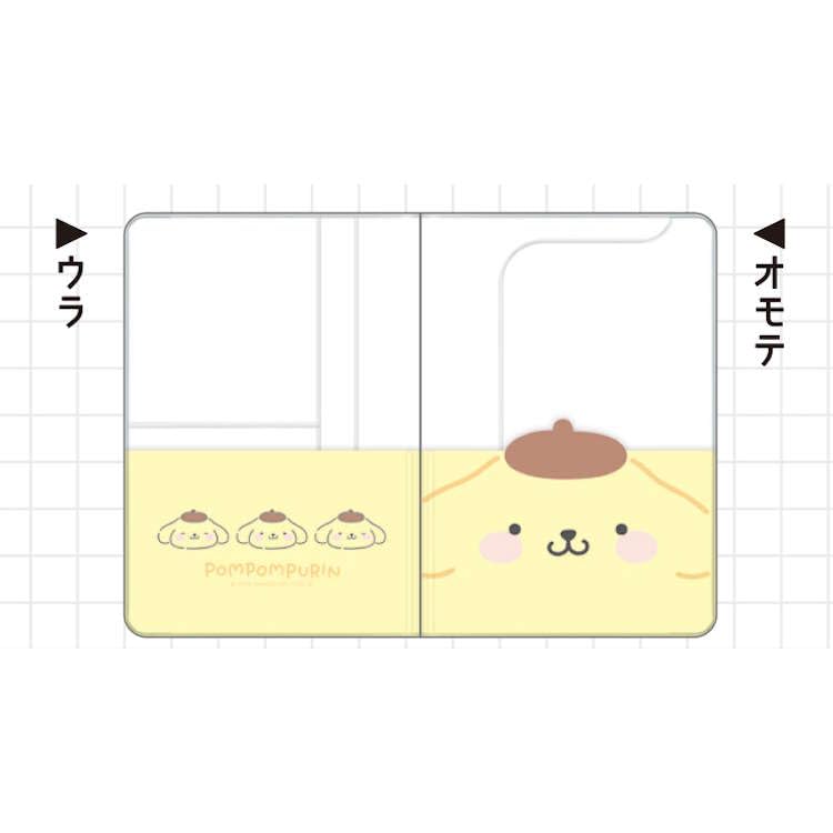 Kamio Japan Pompompurin B7 Stationery with Passport 059275 Multi-Case Pocket,