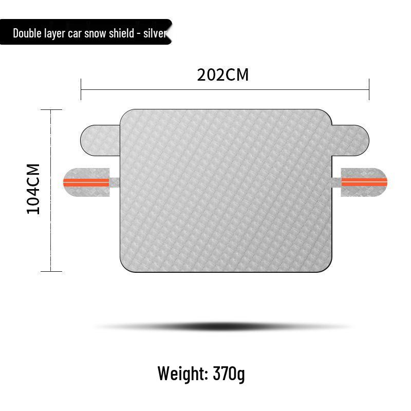 Magnetic Car Windshield Snow & Sun Shade Cover for Sedans, SUVs & Trucks