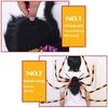 Scary Halloween Spider 2 In 1 LED Halloween Spider Costume for Cosplay, Plush Spider Backpack Costume With Purple Light