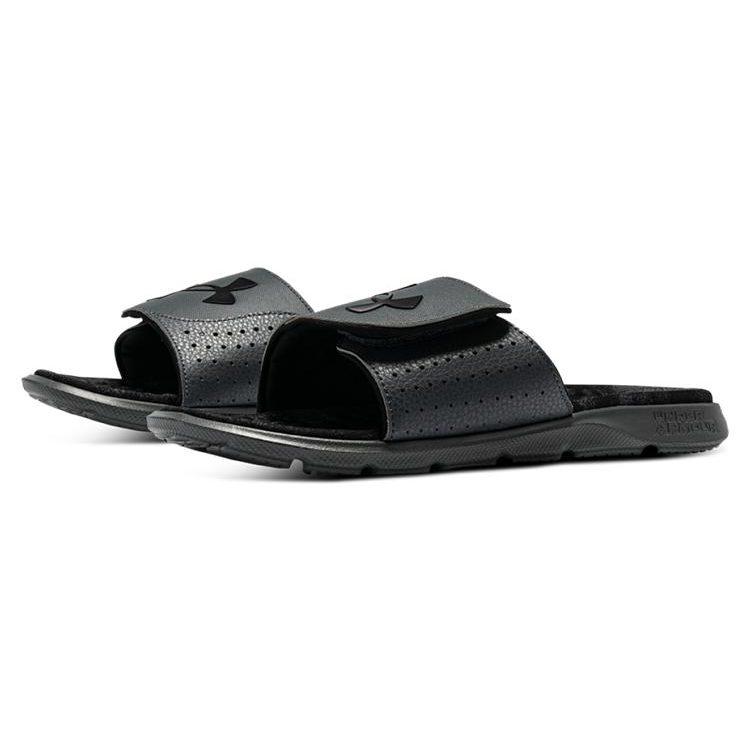 Under Armour Ignite 7 Graphic Strap Slide 'Pitch Grey Black' 3026025-100