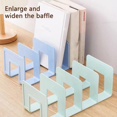 Serre-livres multi-usages, support de rangement pour livres, organisateur, étagère de bureau pour livres, CD, magazines, fichiers, fournitures scolaires et de bureau
