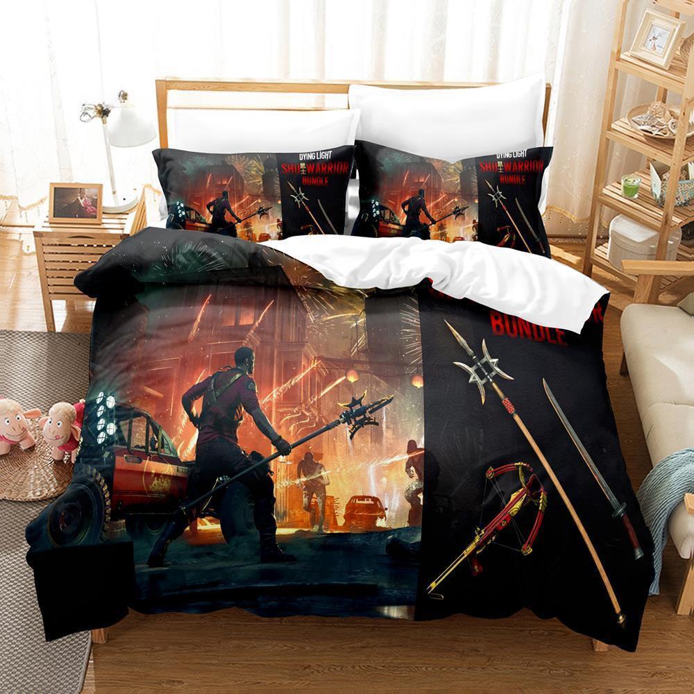 3D-Druck Spiel Dying Light 2 Stay Human Bettwäsche-Set Einzelbett Twin Full Queen King Size Bettwäsche-Set Erwachsener Kind Schlafzimmer Bettbezug-Sets