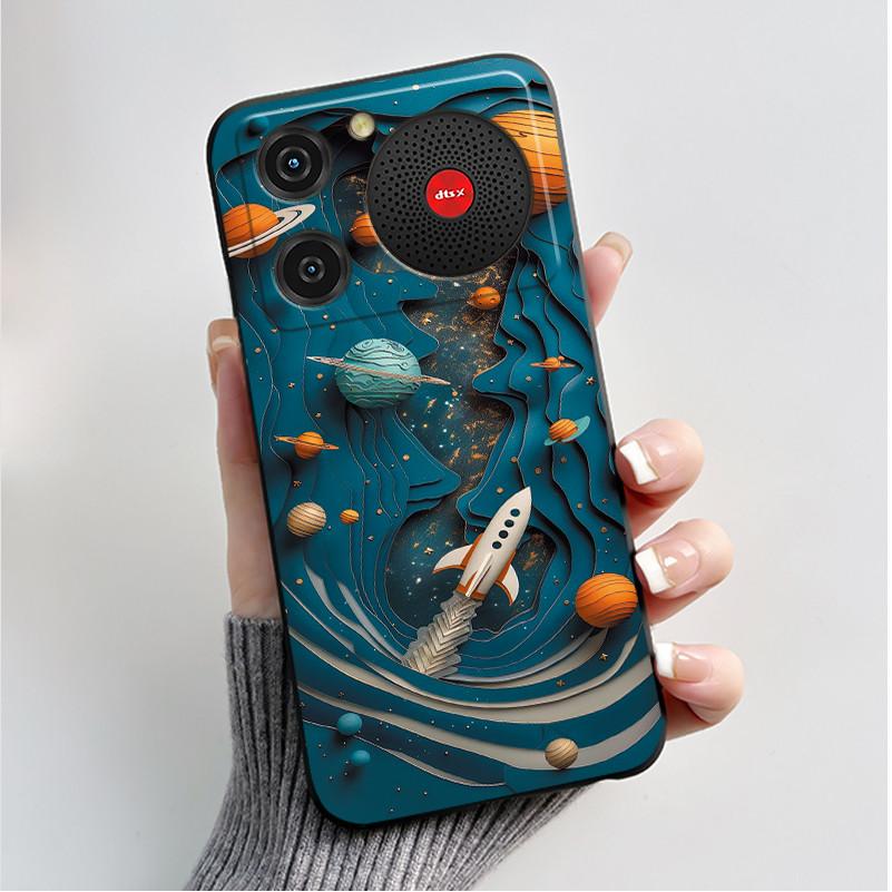 For Nubia Music Case Z2353 Butterfly Flowers Silicone Phone Cover For ZTE Nubia Music Funda Protection Shockproof Bumper Shell