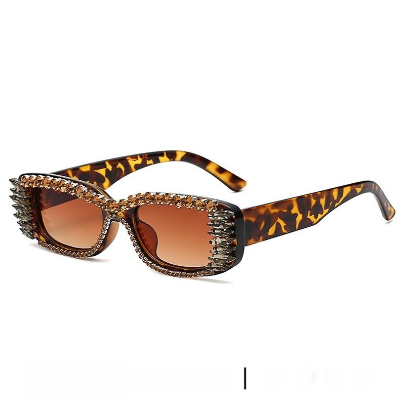 Womens Square Pc Sunglasses With Gradient Lenses For Festivals And Casual Wear