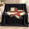 Houston Astros blanket Flannel Blanket Soft Cozy Plush Throw for Sofa Bed Lightweight Home Decoration Outdoor camping