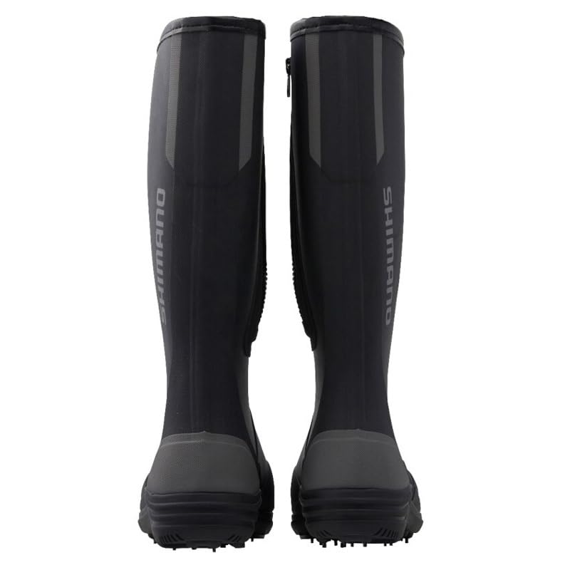 Zip Up Boots Black 2XL [Shimano] (Spike Sole) FB-040X