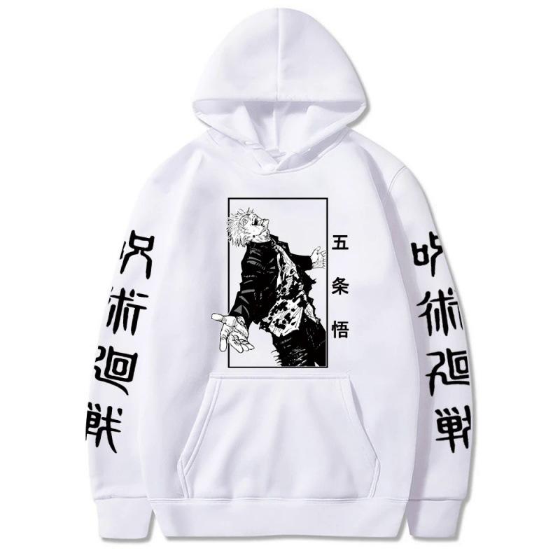 Jiu-jitsu Kaisen com capuz estampado animeHoodie