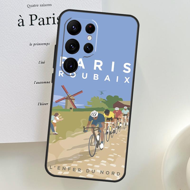 

Bicycle Bike Sport Case For Samsung Galaxy S26 Ultra S25 S24 S23 S21 S22 Ultra S10 S20 Plus S25 FE Phone Cover Galaxy S24 FE