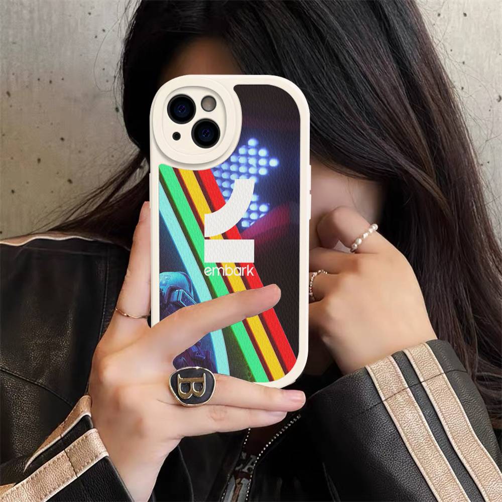 

Game A-ARC R-Raiders Leather Phone Case For IPhone 16 16e 15 14 13 12 11 Pro Max Plus Mini Cover 12 pro max