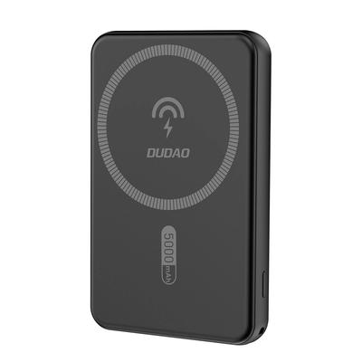 5000mAh magnetická powerbanka s MagSafe indukční nabíječkou, černá