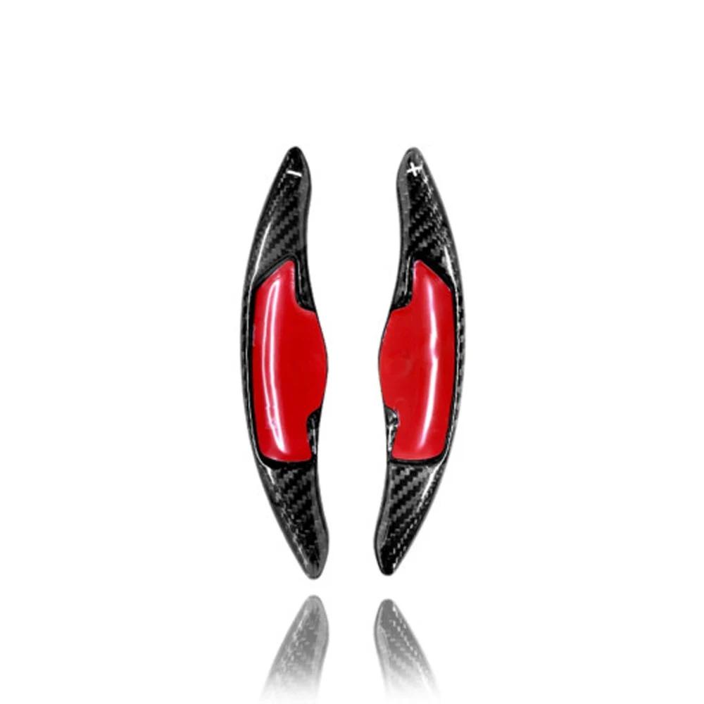 For Genesis G70 Real Carbon Fiber Steering Wheel Shift Paddle Shifter Extension Interior Decoration Accessories LHD/RHD