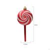 4 Pieces Christmas Tree Hanging Ornament Lollipop Creative Xmas Pendant for