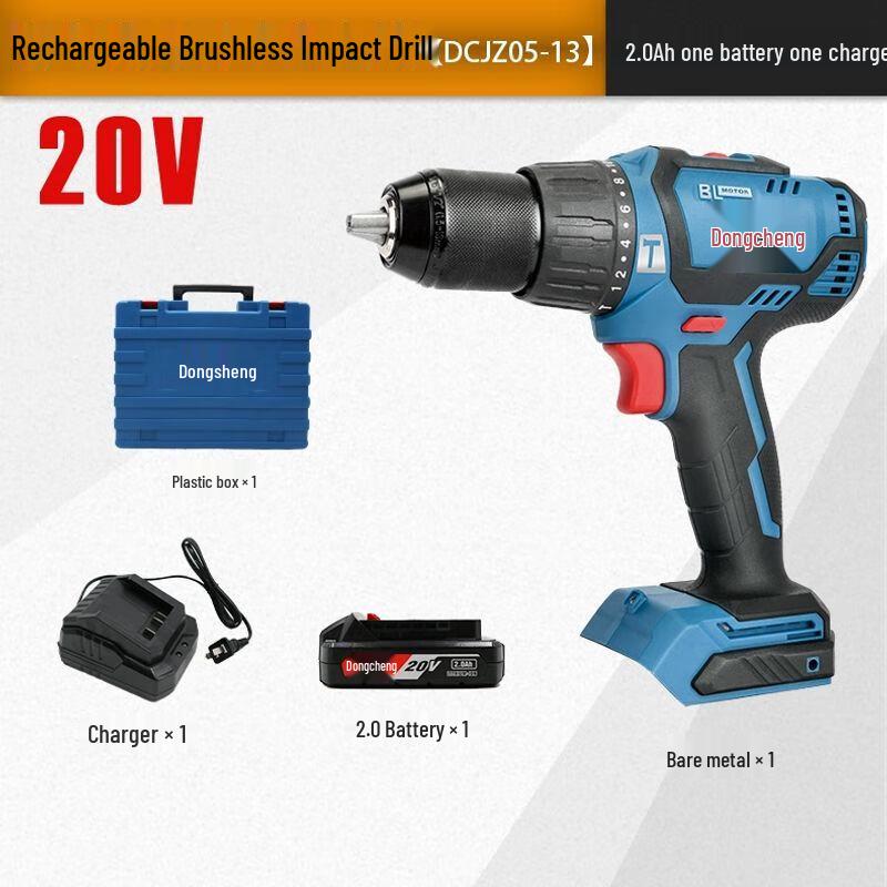 

Dongcheng 13-20V Cordless Lithium Impact Drill CN plug (adapter included)