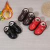 Children's Cotton Shoes Winter Velvet Warm Girls Leather Boots 2025 New Baby Boy Toddler Shoes Medium Children's Snow Boots